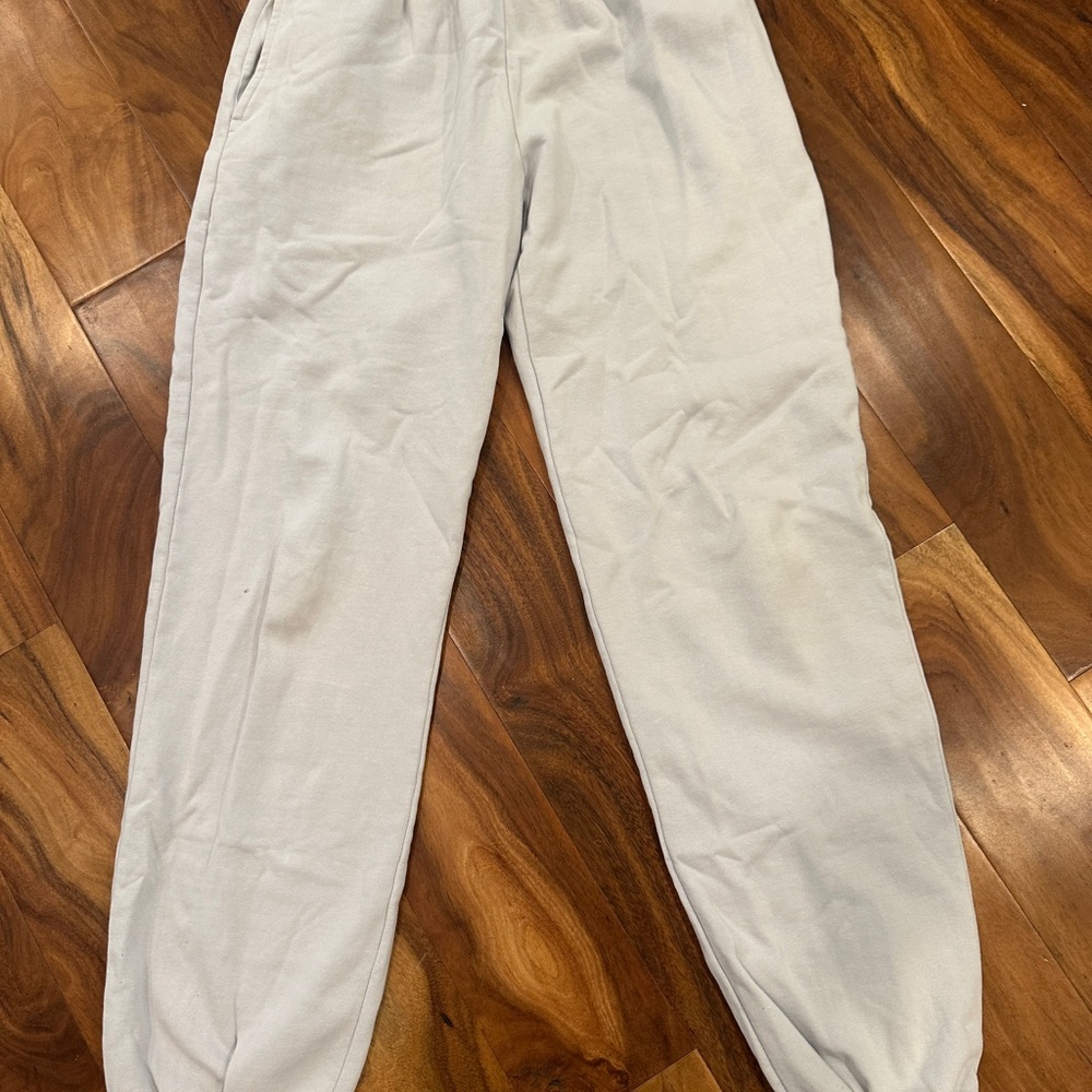 Brandy Melville White Track Pants